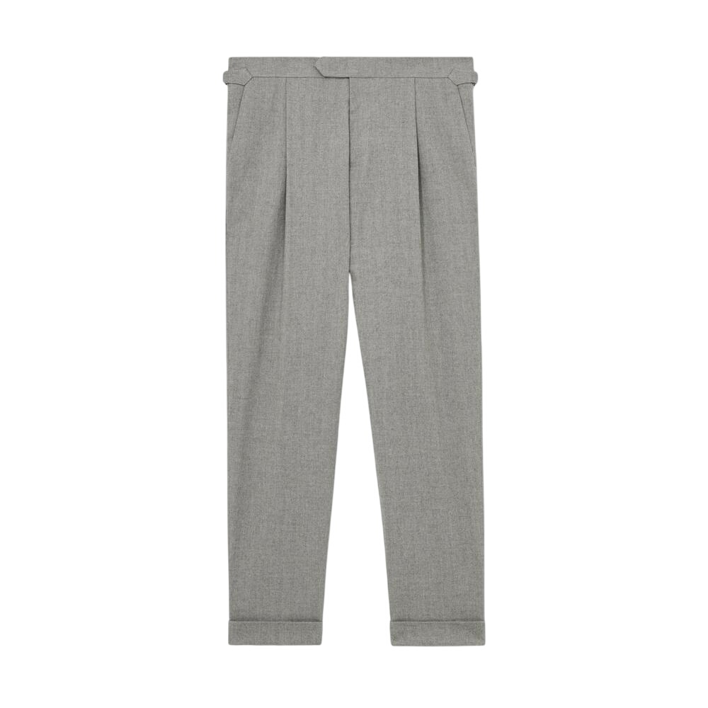 REISS Complex Relaxed Fit Herringbone Trouser